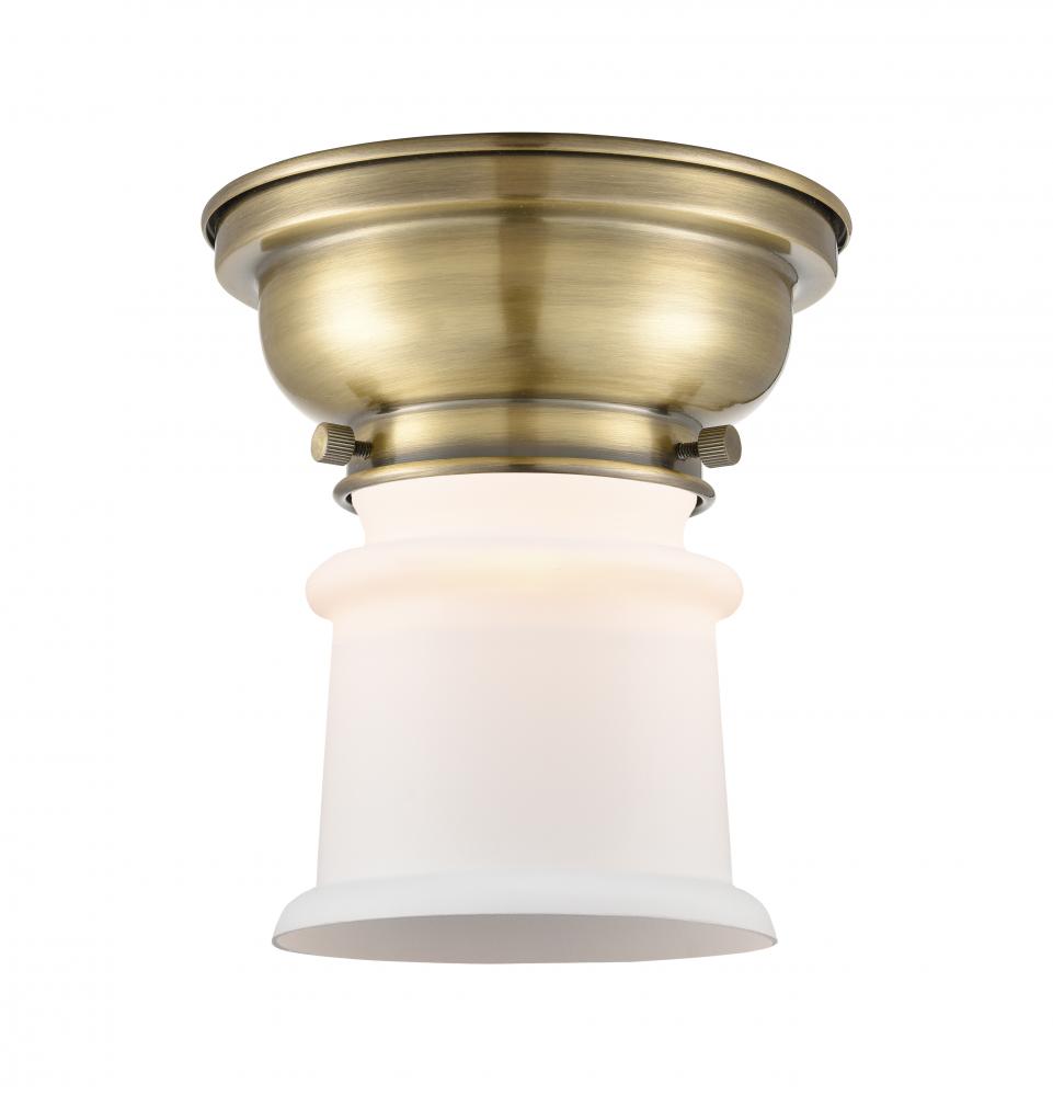 Small Canton 1 Light Flush Mount