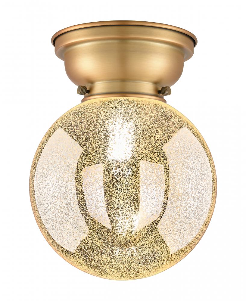 Beacon - 1 Light - 8 inch - Brushed Brass - Flush Mount