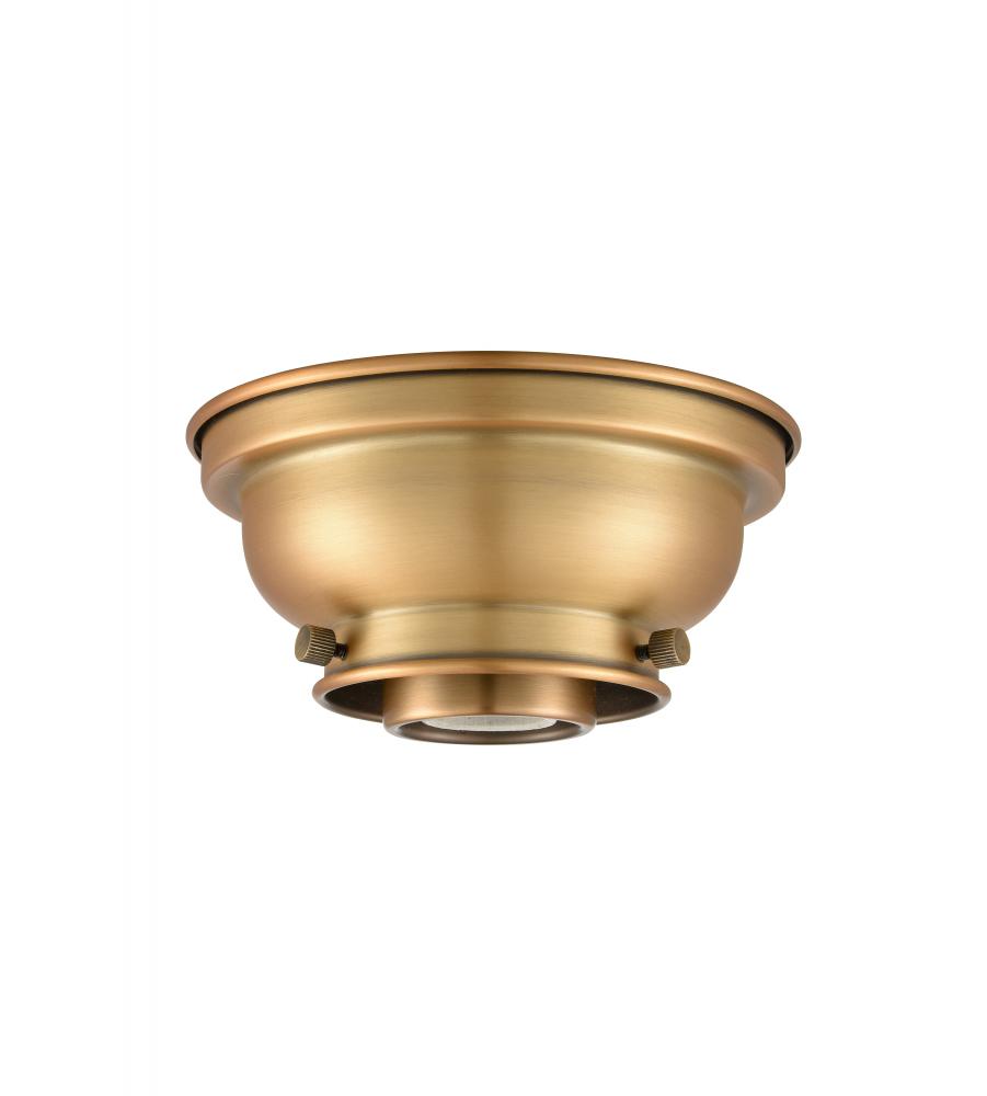 Franklin Restoration - 1 Light - 6 inch - Brushed Brass - Flush Mount