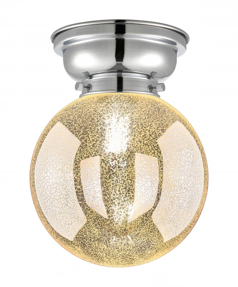 Beacon - 1 Light - 8 inch - Polished Chrome - Flush Mount