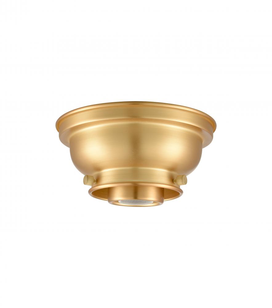 Franklin Restoration - 1 Light - 6 inch - Satin Gold - Flush Mount