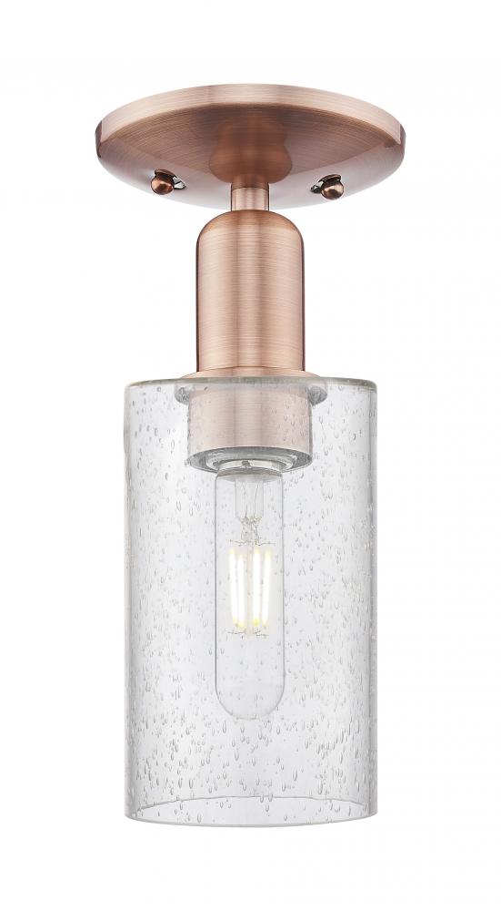 Clymer - 1 Light - 4 inch - Antique Copper - Semi-Flush Mount