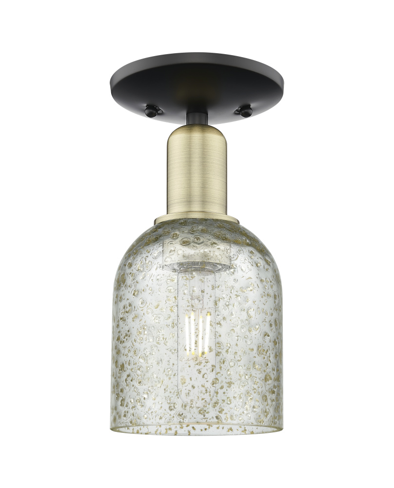 Caledonia - 1 Light - 5 inch - Black Antique Brass - Semi-Flush Mount