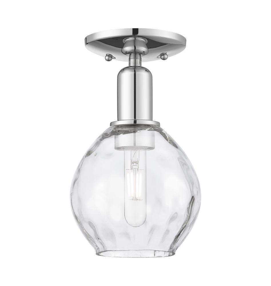 Waverly - 1 Light - 6 inch - Polished Chrome - Semi-Flush Mount