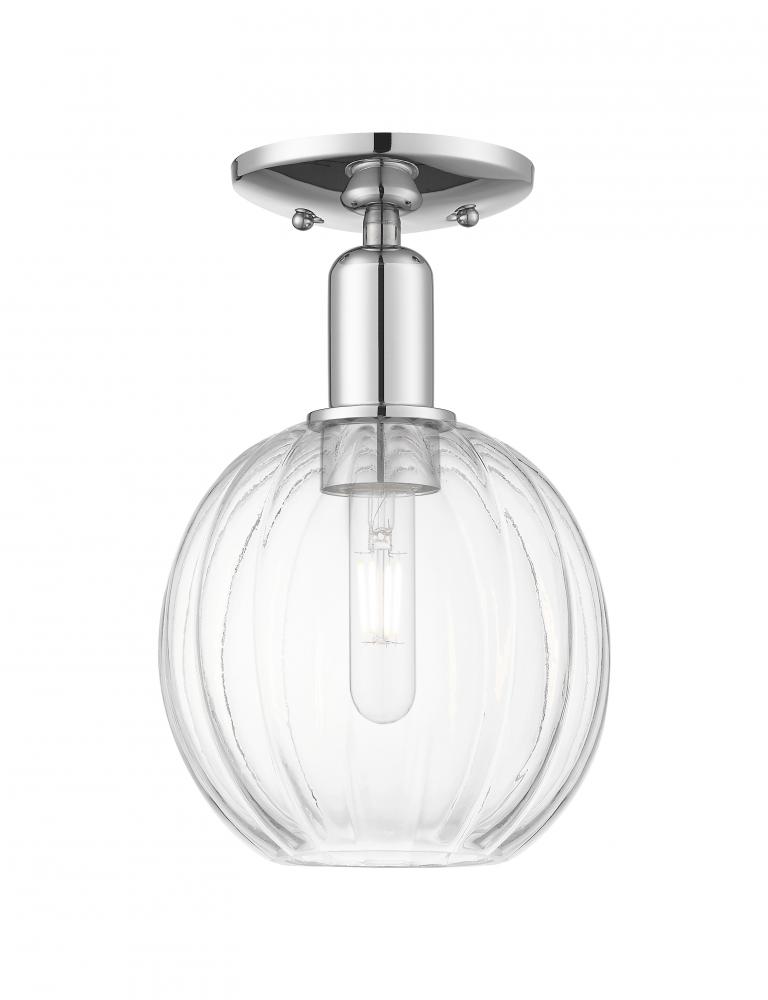 Preston - 1 Light - 6 inch - Polished Chrome - Semi-Flush Mount