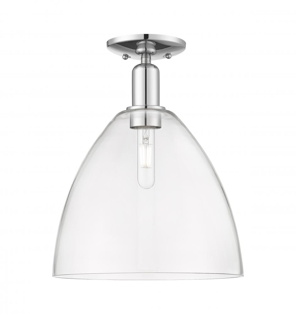 Bristol - 1 Light - 12 inch - Polished Chrome - Semi-Flush Mount
