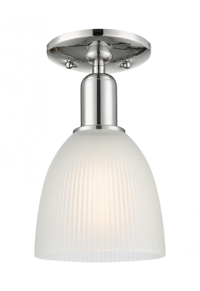 Castile - 1 Light - 6 inch - Polished Nickel - Semi-Flush Mount