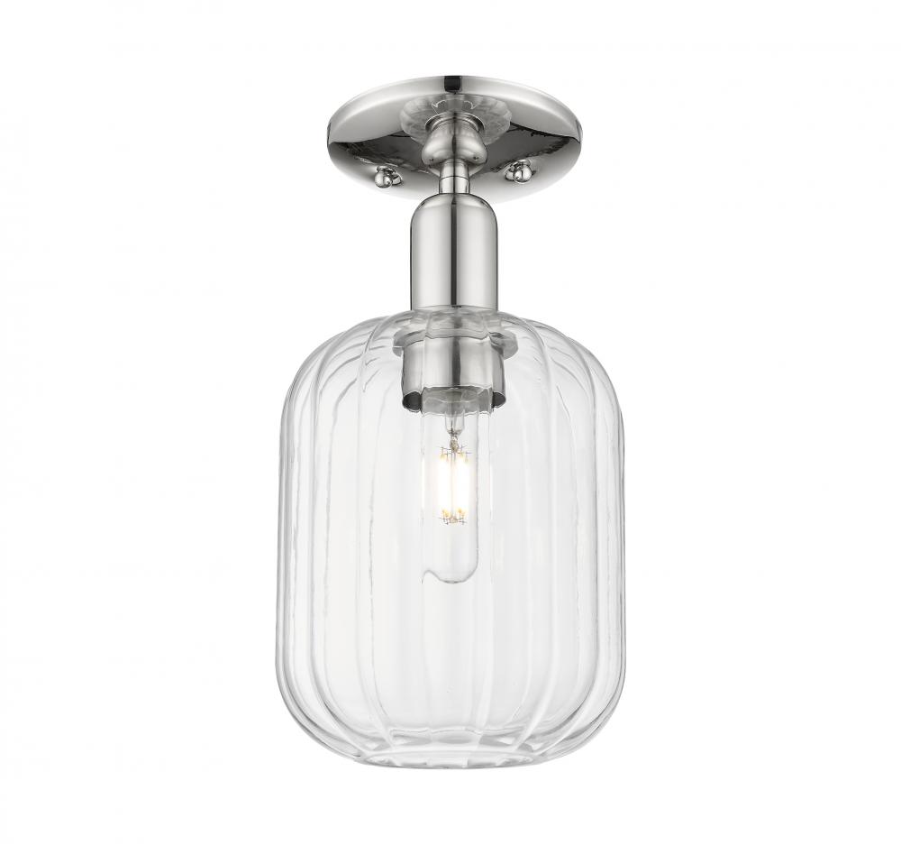 Preston - 1 Light - 6 inch - Polished Nickel - Semi-Flush Mount