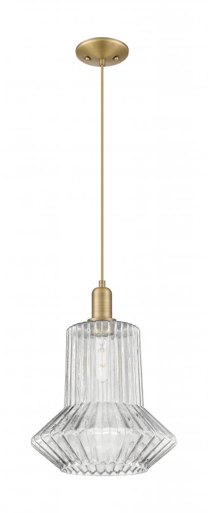 Springwater - 1 Light - 12 inch - Polished Chrome - Cord hung - Mini Pendant