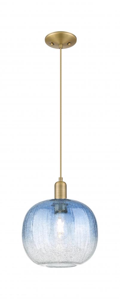 Brookhaven Sphere - 1 Light - 6 inch - Brushed Brass - Cord hung - Mini Pendant