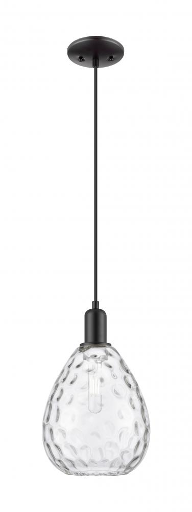 Waverly - 1 Light - 8 inch - Matte Black - Cord hung - Mini Pendant