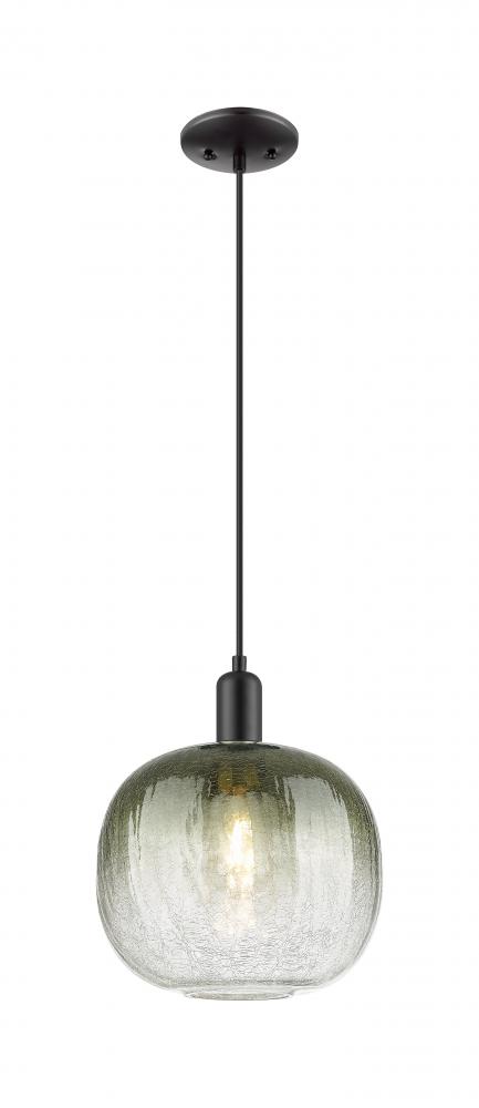 Brookhaven Sphere - 1 Light - 6 inch - Matte Black - Cord hung - Mini Pendant