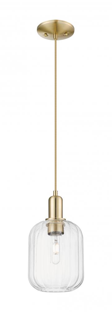 Preston - 1 Light - 6 inch - Champagne Bronze - Cord hung - Mini Pendant