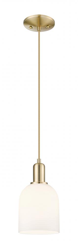 Bella - 1 Light - 6 inch - Champagne Bronze - Cord hung - Mini Pendant