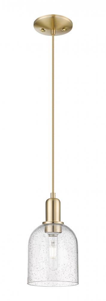 Bella - 1 Light - 6 inch - Champagne Bronze - Cord hung - Mini Pendant