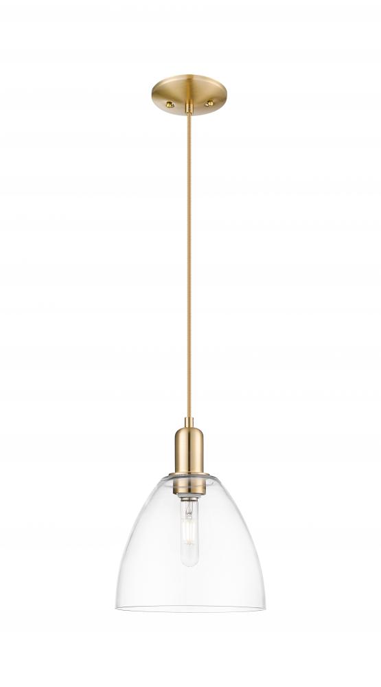 Bristol - 1 Light - 9 inch - Champagne Bronze - Cord hung - Mini Pendant