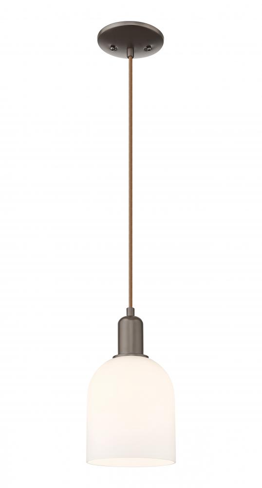 Bella - 1 Light - 6 inch - Oil Rubbed Bronze - Cord hung - Mini Pendant