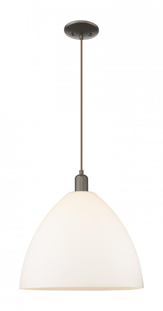Bristol - 1 Light - 16 inch - Oil Rubbed Bronze - Cord hung - Mini Pendant