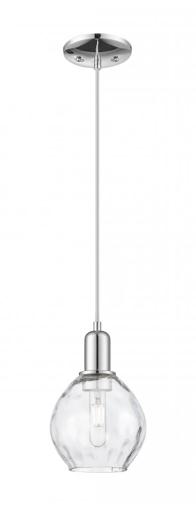 Waverly - 1 Light - 6 inch - Polished Chrome - Cord hung - Mini Pendant