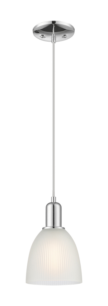Castile - 1 Light - 6 inch - Polished Chrome - Cord hung - Mini Pendant