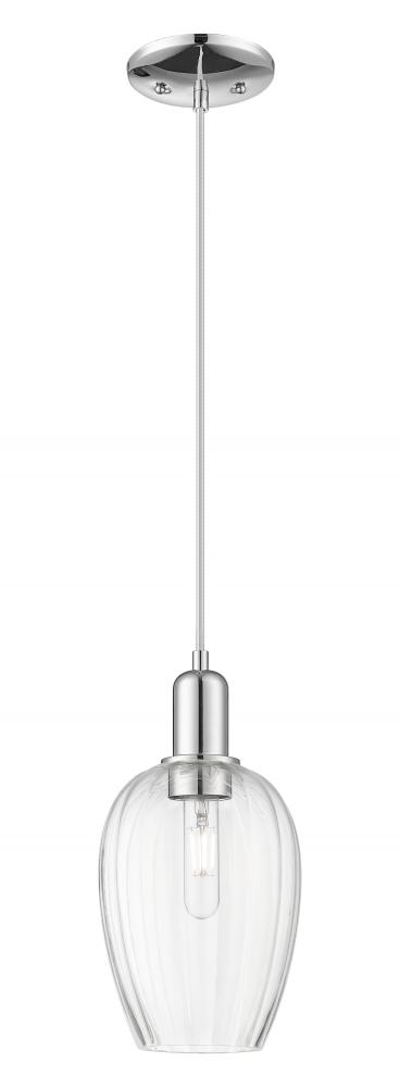 Preston - 1 Light - 6 inch - Polished Chrome - Cord hung - Mini Pendant