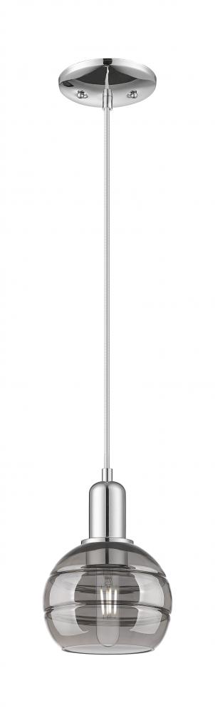 Rochester - 1 Light - 6 inch - Polished Chrome - Cord hung - Mini Pendant