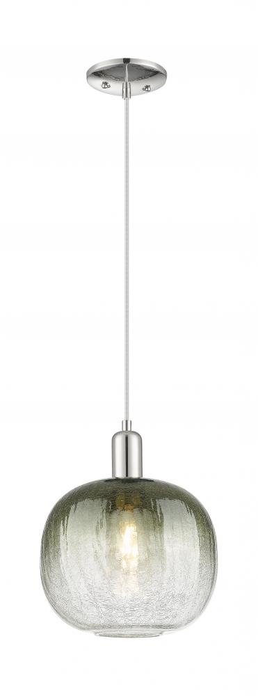 Brookhaven Sphere - 1 Light - 6 inch - Polished Nickel - Cord hung - Mini Pendant