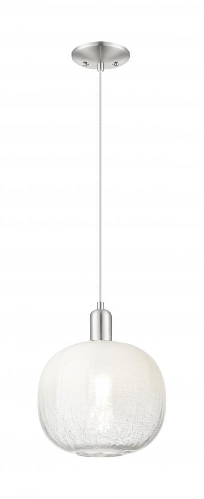 Brookhaven Sphere - 1 Light - 6 inch - Brushed Satin Nickel - Cord hung - Mini Pendant