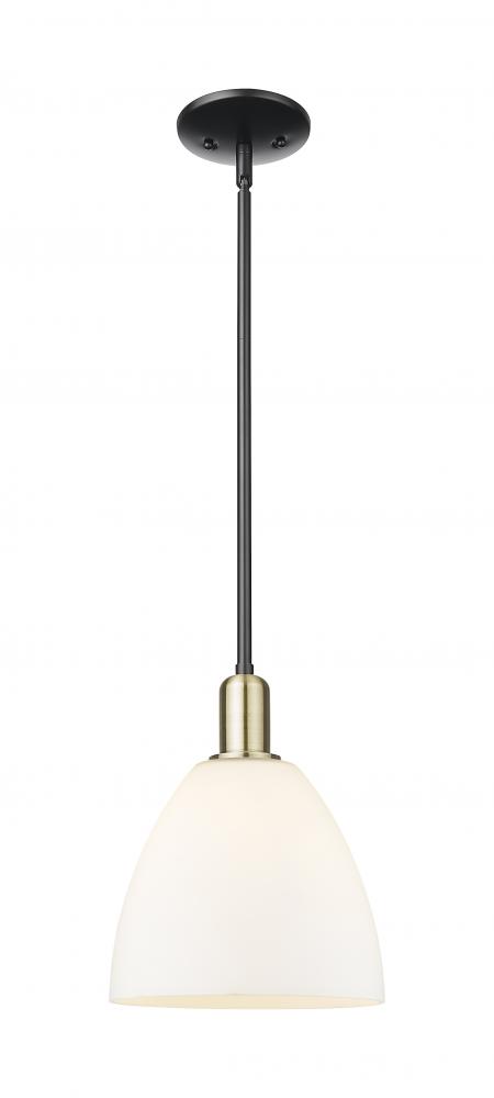 Bristol - 1 Light - 9 inch - Black Antique Brass - Stem hung - Mini Pendant