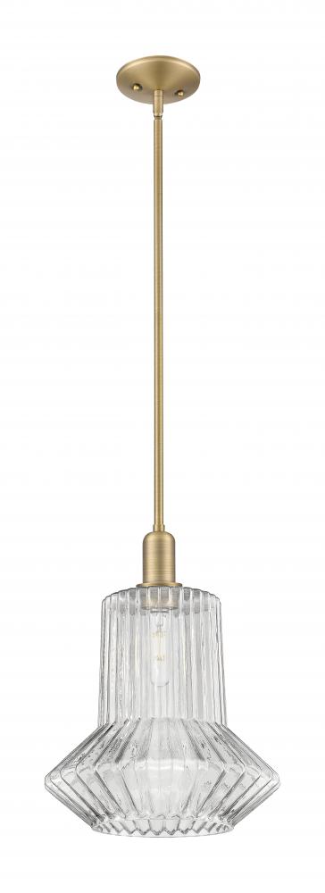 Springwater - 1 Light - 12 inch - Polished Chrome - Stem hung - Mini Pendant