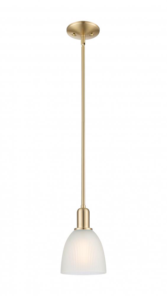 Castile - 1 Light - 6 inch - Champagne Bronze - Stem hung - Mini Pendant