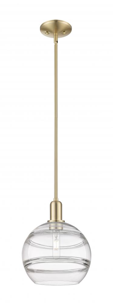 Rochester - 1 Light - 10 inch - Champagne Bronze - Stem hung - Mini Pendant