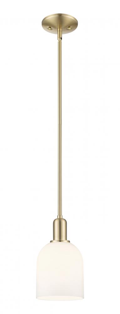Bella - 1 Light - 6 inch - Champagne Bronze - Stem hung - Mini Pendant