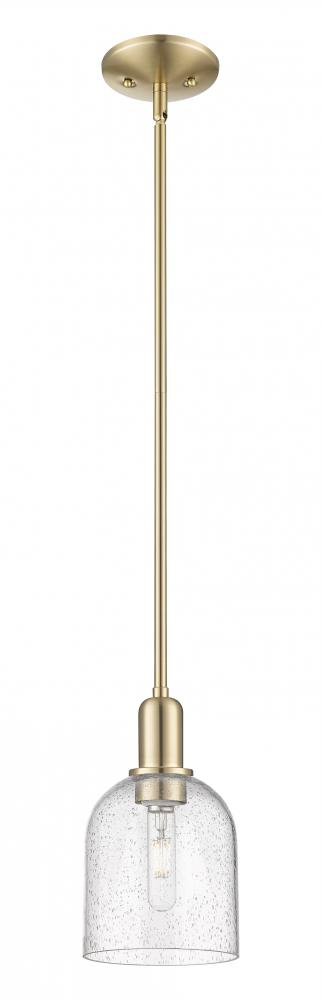 Bella - 1 Light - 6 inch - Champagne Bronze - Stem hung - Mini Pendant