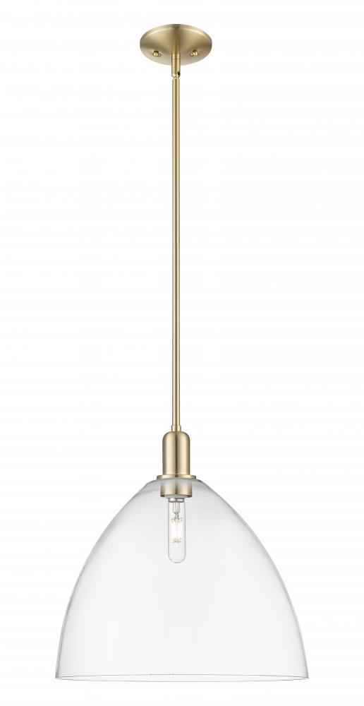 Bristol - 1 Light - 16 inch - Champagne Bronze - Stem hung - Mini Pendant