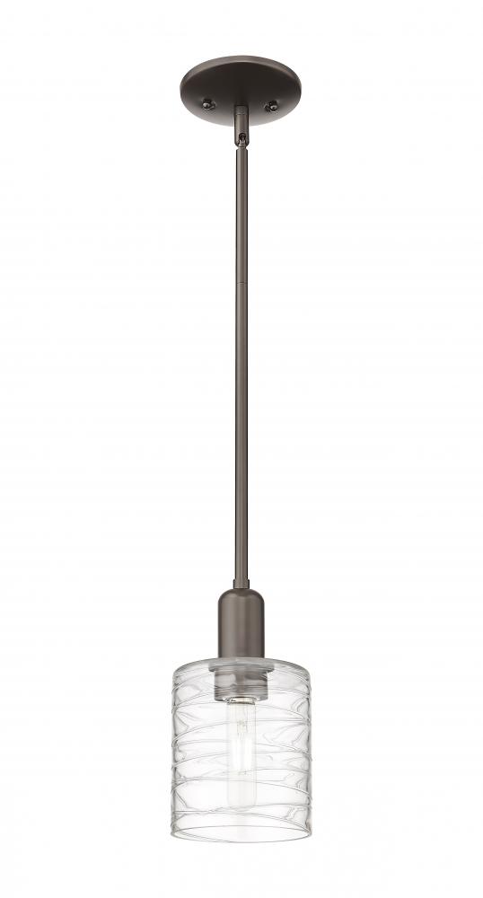 Cobbleskill - 1 Light - 5 inch - Oil Rubbed Bronze - Stem hung - Mini Pendant