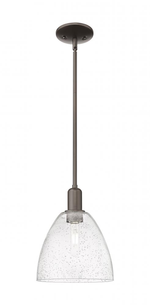 Bristol - 1 Light - 9 inch - Oil Rubbed Bronze - Stem hung - Mini Pendant