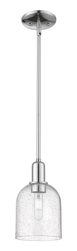 Bella - 1 Light - 6 inch - Polished Chrome - Stem hung - Mini Pendant