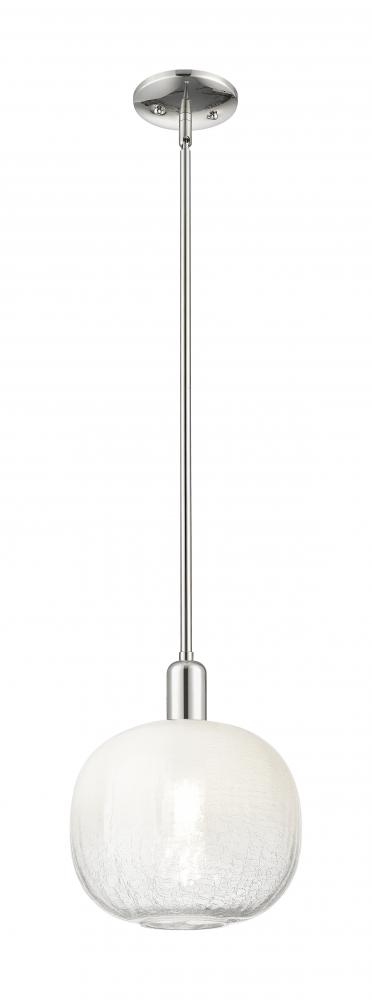 Brookhaven Sphere - 1 Light - 6 inch - Polished Nickel - Mini Pendant