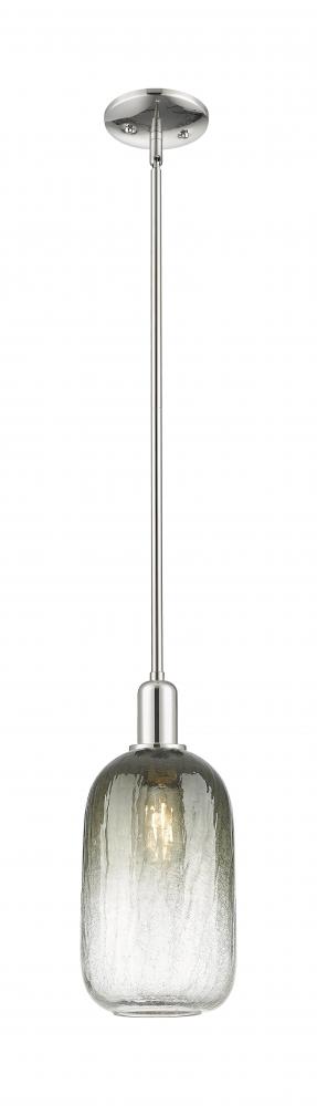 Brookhaven Cloche - 1 Light - 6 inch - Polished Nickel - Mini Pendant