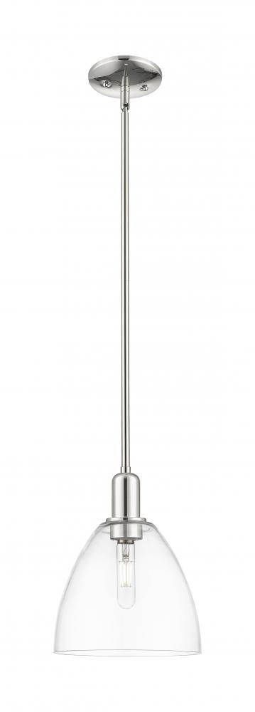 Bristol - 1 Light - 9 inch - Polished Nickel - Stem hung - Mini Pendant