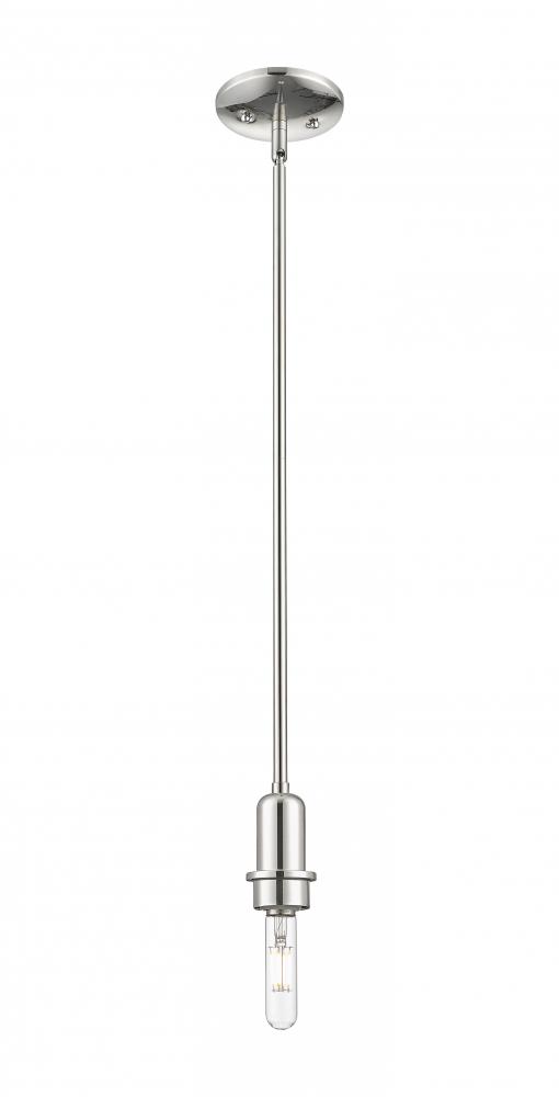 Arcadia - 1 Light - 5 inch - Brushed Polished Nickel - Mini Pendant