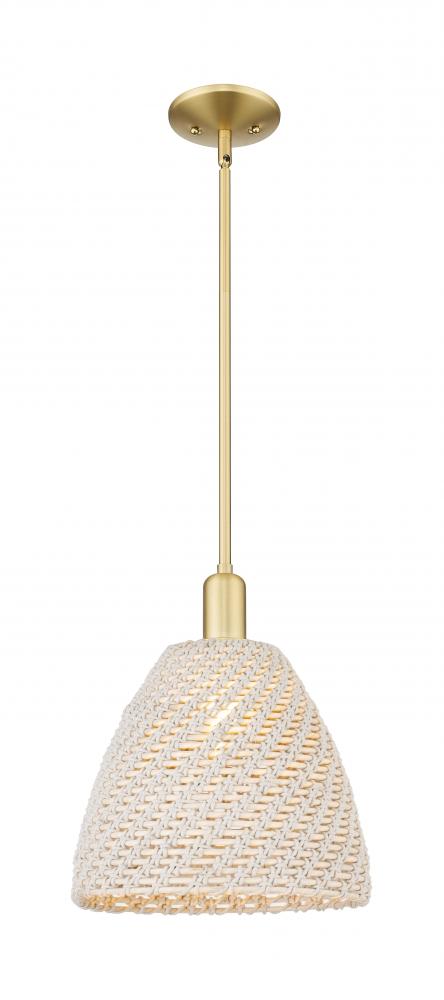 Bristol Natural - 1 Light - 6 inch - Satin Gold - Mini Pendant