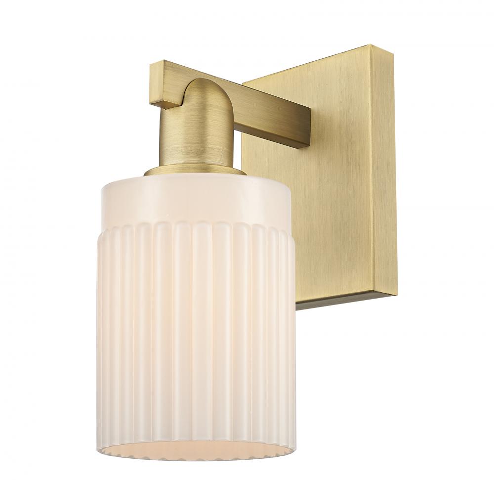 Hadley - 1 Light - 5 inch - Brushed Brass - Sconce