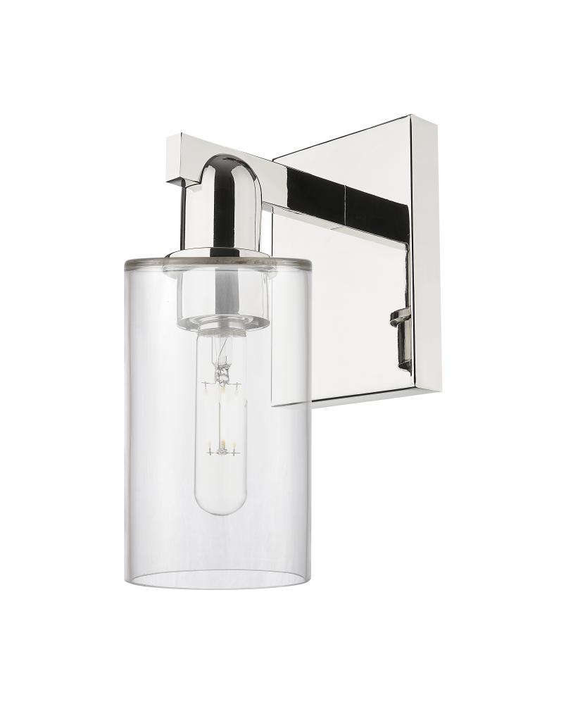 Clymer - 1 Light - 4 inch - Polished Nickel - Sconce