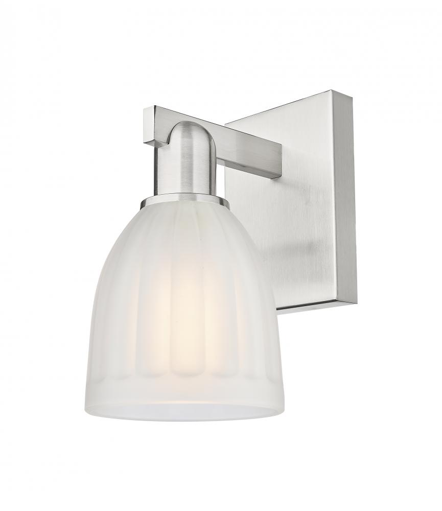 Brookfield - 1 Light - 6 inch - Brushed Satin Nickel - Sconce