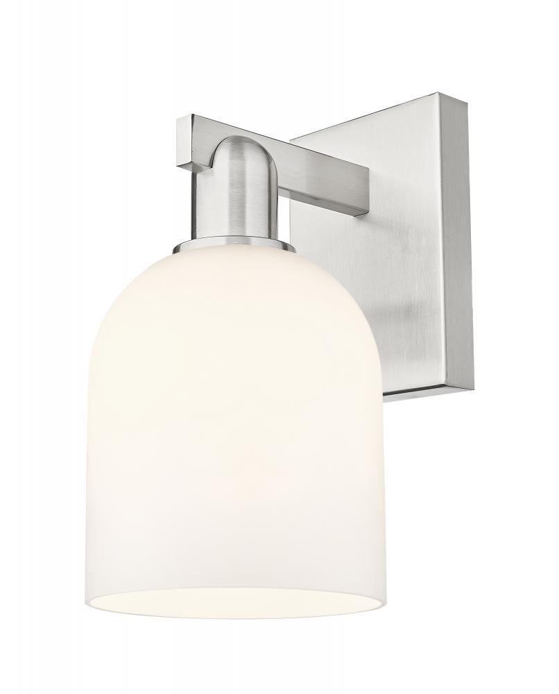 Bella - 1 Light - 6 inch - Brushed Satin Nickel - Sconce