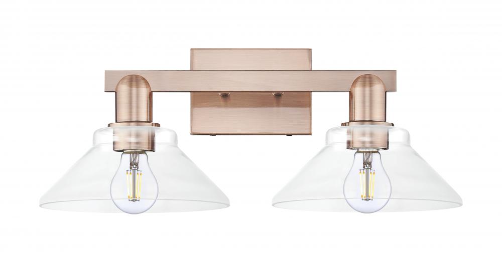 Orwell - 2 Light - 19 inch - Antique Copper - Bath Vanity Light