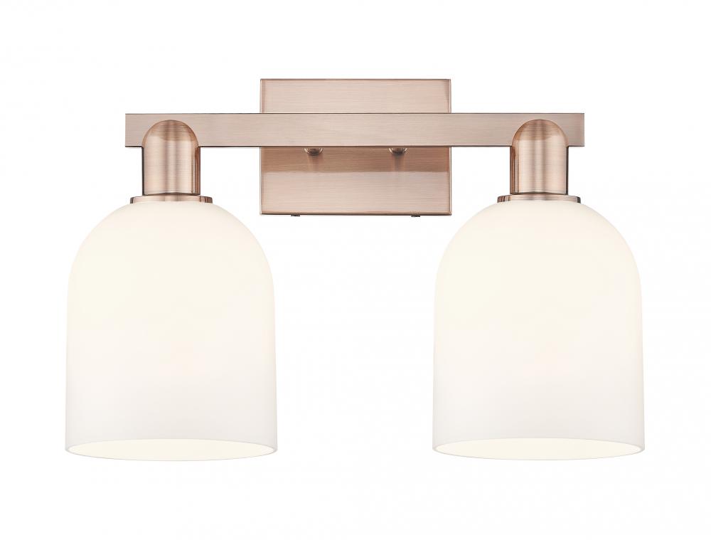 Bella - 2 Light - 17 inch - Antique Copper - Bath Vanity Light