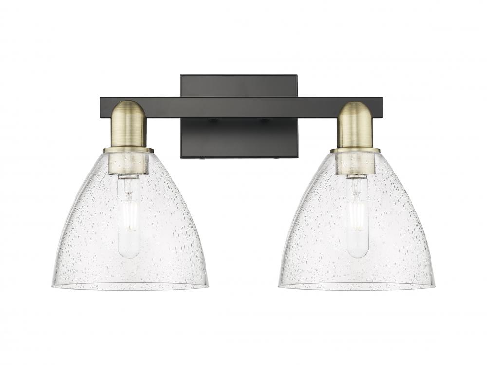 Bristol - 2 Light - 19 inch - Black Antique Brass - Bath Vanity Light